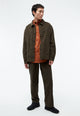 Givn Berlin Kordjacke GBHUNTER aus Bio-Baumwolle Jacket Dark Olive (Cord)