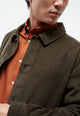 Givn Berlin Kordjacke GBHUNTER aus Bio-Baumwolle Jacket Dark Olive (Cord)