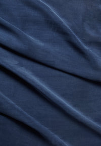Givn Berlin Kurzarmbluse GBLETIZIA mit Stehkragen aus TENCEL™ mit Peach-Effekt Blouse Nightshade Blue
