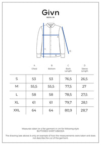 Givn Berlin Kurzarmhemd GBKODA aus TENCEL™ mit Peach-Effekt Buttoned Shirt Black (Tencel)