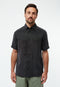 Givn Berlin Kurzarmhemd GBKODA aus TENCEL™ mit Peach-Effekt Buttoned Shirt Black (Tencel)
