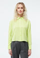 Givn Berlin Kurze Bluse GBSAVANNAH aus TENCEL™ Blouse Lime Green (Tencel)