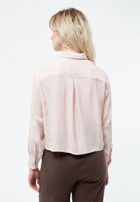 Givn Berlin Kurze Bluse GBSAVANNAH aus TENCEL™ Blouse Powder Pink (Tencel)