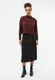 Givn Berlin Kurze Bluse GBSAVANNAH aus TENCEL™ Blouse Wine Red (Tencel)