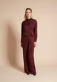 Givn Berlin Kurze Bluse GBSAVANNAH aus TENCEL™ Blouse Wine Red (Tencel)