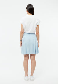 Givn Berlin Kurzer Rock GBMARIEL aus LENZING™ ECOVERO™ Skirt Ice Water Blue