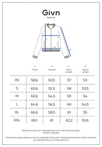 Givn Berlin Leichte Jacke GBANJA aus Bio-Baumwolle Jacket Ocean Blue