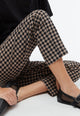 Givn Berlin Leinenhose GBHELENA mit elastischem Bund Trousers Light Taupe / Black (Structure)