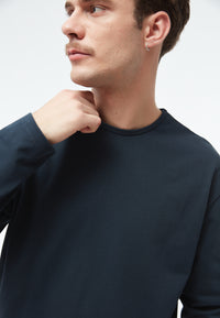 Givn Berlin Longsleeve GBPITTIE Heavyweight aus Bio-Baumwolle Longsleeve Midnight Blue