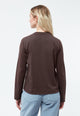 Givn Berlin Longsleeve GBROSALIE aus Bio-Baumwolle Longsleeve Coffee Brown