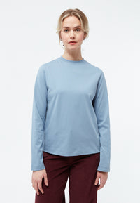 Givn Berlin Longsleeve GBROSALIE aus Bio-Baumwolle Longsleeve Frosty Blue