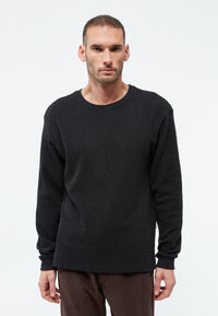 Givn Berlin Longsleeve GBTORBEN aus recycelter Baumwolle Sweater Dark Grey