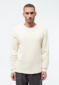 Givn Berlin Longsleeve GBTORBEN aus recycelter Baumwolle Sweater Off White