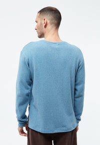 Givn Berlin Longsleeve GBTORBEN aus recycelter Baumwolle Sweater Frosty Blue