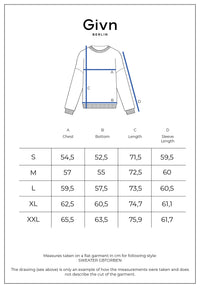 Givn Berlin Longsleeve GBTORBEN aus recycelter Baumwolle Sweater Frosty Blue