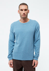 Givn Berlin Longsleeve GBTORBEN aus recycelter Baumwolle Sweater Frosty Blue