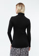 Givn Berlin Longsleeve GBVIDA aus TENCEL™ mit Rollkragen Longsleeve Black (Tencel)