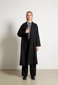 Givn Berlin Mantel GBANOUK aus recycelter Wolle Jacket Black