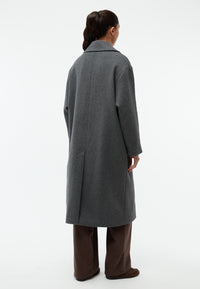 Givn Berlin Mantel GBANOUK aus recycelter Wolle Jacket Steel Grey