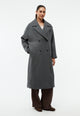 Givn Berlin Mantel GBANOUK aus recycelter Wolle Jacket Steel Grey