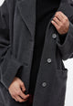 Givn Berlin Mantel  GBMINOU aus recyceltem Wollgemisch Jacket Mid Grey