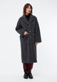 Givn Berlin Mantel  GBMINOU aus recyceltem Wollgemisch Jacket Mid Grey