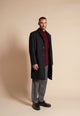 Givn Berlin Mantel GBRUBEN aus recycelter Wolle Jacket Black