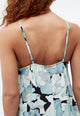 Givn Berlin Maxi-Kleid GBROXIE aus TENCEL™ mit Peach-Effekt Dress Gentle Blue (Dreamy Florals)