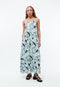 Givn Berlin Maxi-Kleid GBROXIE aus TENCEL™ mit Peach-Effekt Dress Gentle Blue (Dreamy Florals)