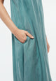 Givn Berlin Maxikleid GBROXIE aus TENCEL™ mit Peach-Effekt Dress Graphite Green (Tencel)