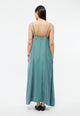 Givn Berlin Maxikleid GBROXIE aus TENCEL™ mit Peach-Effekt Dress Graphite Green (Tencel)