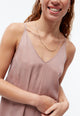 Givn Berlin Maxikleid GBROXIE aus TENCEL™ mit Peach-Effekt Dress Rosewood
