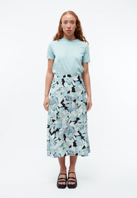 Givn Berlin Midi-Rock GBVANA aus TENCEL™ Skirt Gentle Blue (Dreamy Florals)