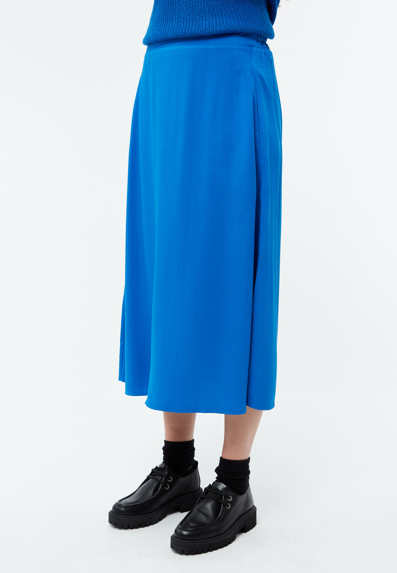 Givn Berlin Midi Rock GBVANA aus LENZING™ ECOVERO™ Skirt Electric Blue