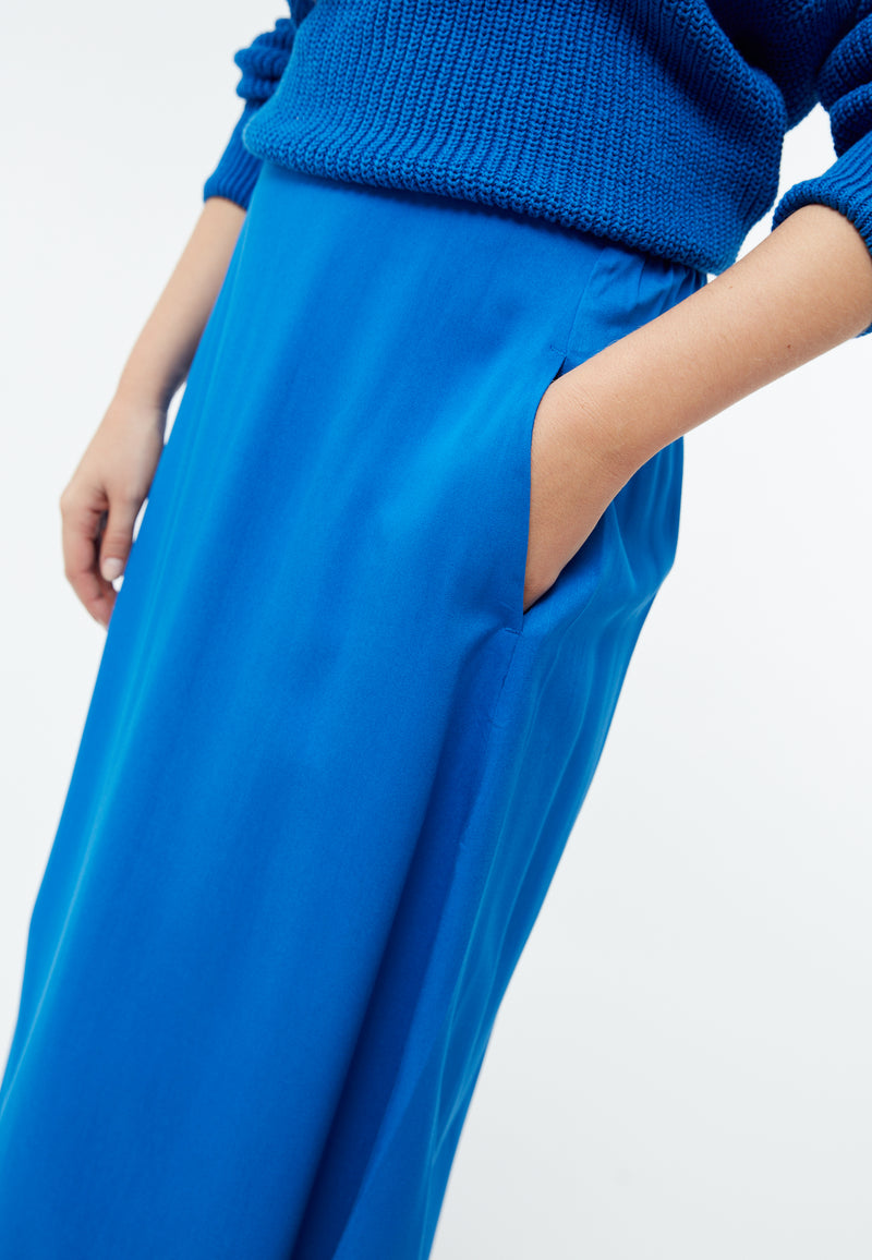 Givn Berlin Midi Rock GBVANA aus LENZING™ ECOVERO™ Skirt Electric Blue