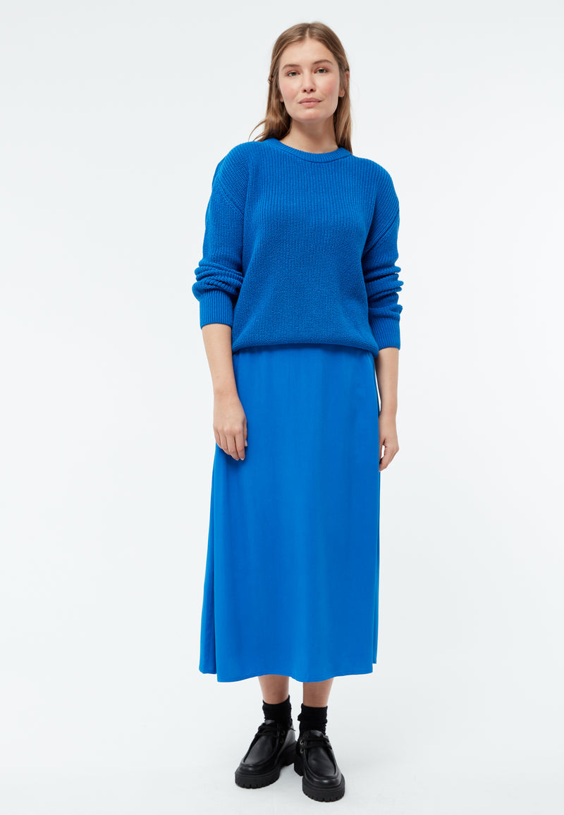 Givn Berlin Midi Rock GBVANA aus LENZING™ ECOVERO™ Skirt Electric Blue