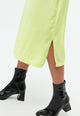 Givn Berlin Midirock GBTINA aus TENCEL™ Skirt Lime Green (Tencel)