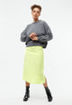 Givn Berlin Midirock GBTINA aus TENCEL™ Skirt Lime Green (Tencel)