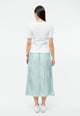 Givn Berlin Midirock GBVANA aus TENCEL™ mit Peach-Effekt Skirt Graphite Green / English Violet (Blurry)