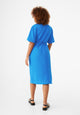 Givn Berlin Musselinkleid GBALVA aus Bio-Baumwolle mit Gürtel Dress French Blue (Musselin)
