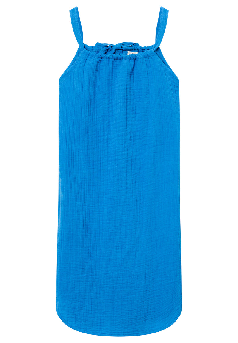 Givn Berlin Musselinkleid GBELIF aus Bio-Baumwolle mit verstellbaren Trägern Dress French Blue (Musselin)