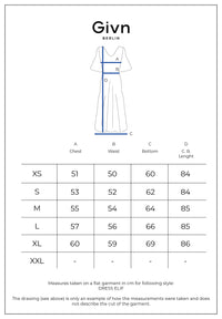 Givn Berlin Musselinkleid GBELIF aus Bio-Baumwolle mit verstellbaren Trägern Dress French Blue (Musselin)