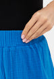 Givn Berlin Musselinshorts GBCLEO aus Bio-Baumwolle mit elastischem Bund Shorts French Blue (Musselin)