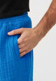 Givn Berlin Musselinshorts GBPASCAL aus Bio-Baumwolle mit elastischem Bund Shorts French Blue (Musselin)