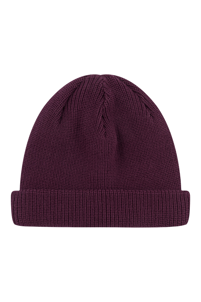 Givn Berlin Mütze CHRIS aus Bio-Baumwolle Beanie Bordeaux