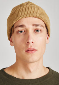 Givn Berlin Mütze CHRIS aus Bio-Baumwolle Beanie Camel
