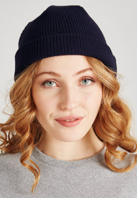 Givn Berlin Mütze CHRIS aus Bio-Baumwolle Beanie Dark Blue