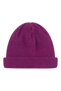 Givn Berlin Mütze CHRIS aus Bio-Baumwolle Beanie Dark Pink