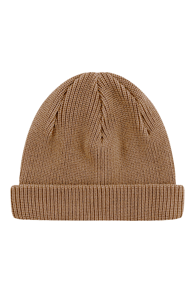 Givn Berlin Mütze CHRIS aus Bio-Baumwolle Beanie Muddy Brown
