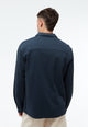 Givn Berlin Overshirt GBALVAR relaxed aus Bio-Baumwoll Piqué Buttoned Shirt Midnight Blue (Pique)
